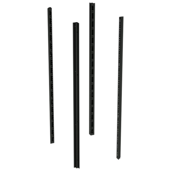 Стойки вертикальные для IT корпусов DKC CQE 2200 RAL9005 черная 4шт