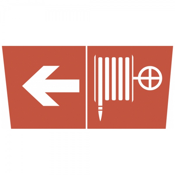 Самоклеящаяся наклейка ЭРА 350х130мм Пожарный кран/стрелка налево INFO-SSA-106 SSA-101