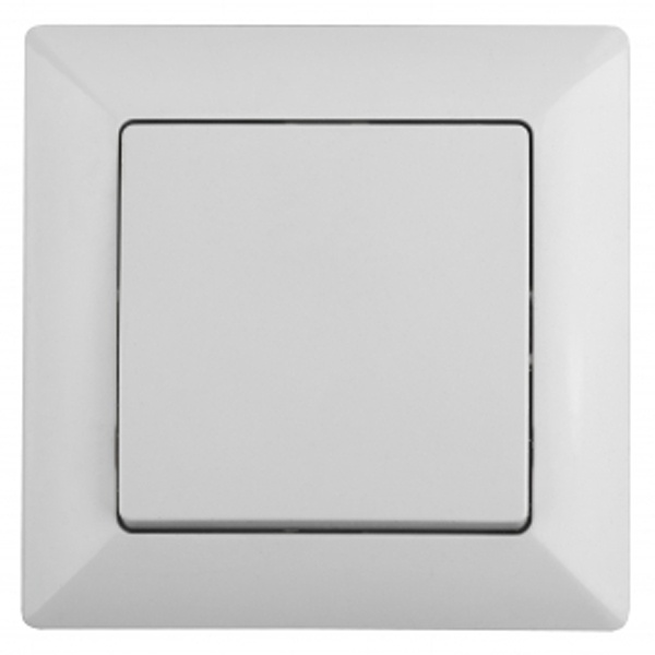 Выключатель Intro 10А-250В Solo, белый 4-101-01