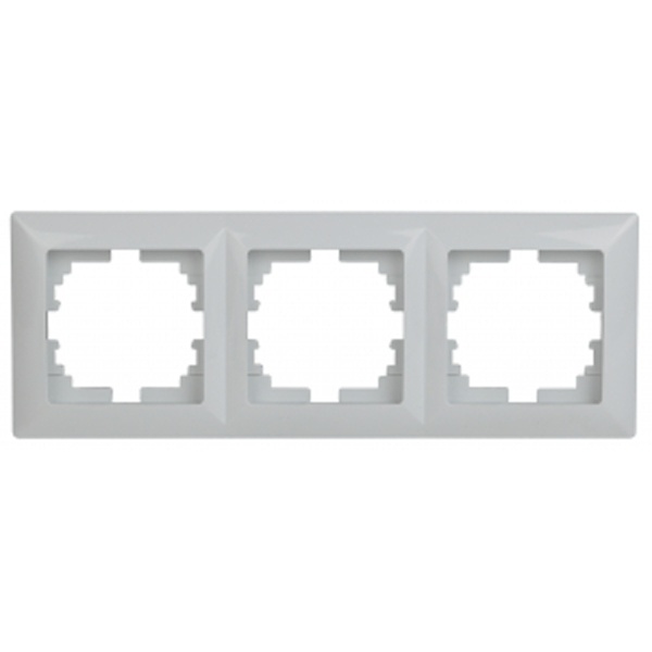 Рамка на 3 поста Intro Solo, белый 4-503-01