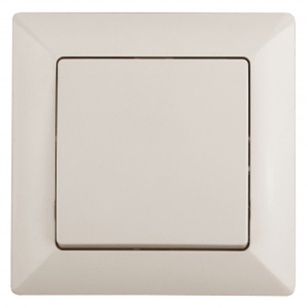 Выключатель Intro 10А-250В Solo, слоновая кость 4-101-02 (бежевый)