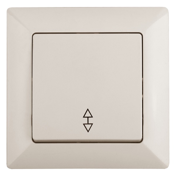 Переключатель Intro 10А-250В Solo, слоновая кость 4-103-02 (бежевый)