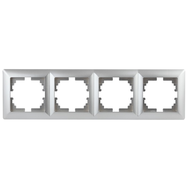 Рамка на 4 поста Intro Solo, алюминий 4-504-03