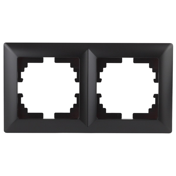 Рамка на 2 поста Intro Solo, антрацит 4-502-05