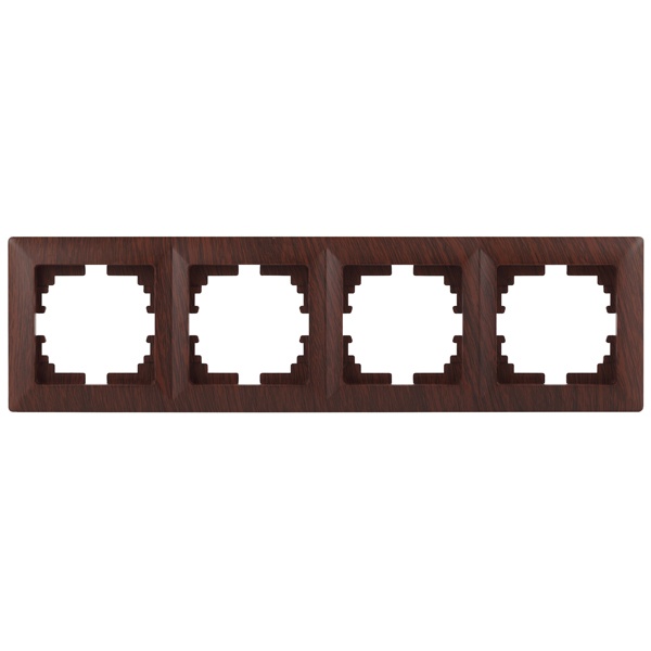 Рамка на 4 поста Intro Solo, венге 4-504-10