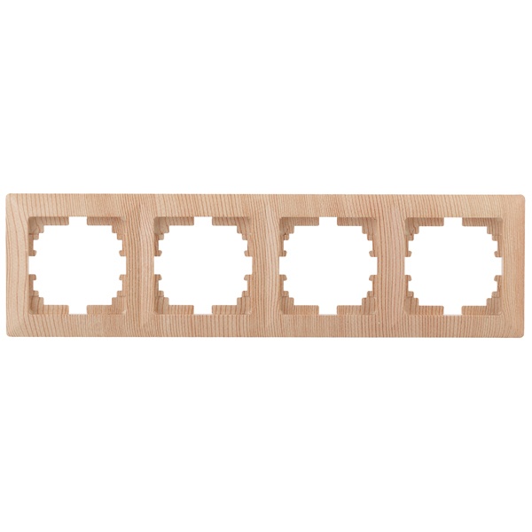Рамка на 4 поста Intro Solo, сосна 4-504-11