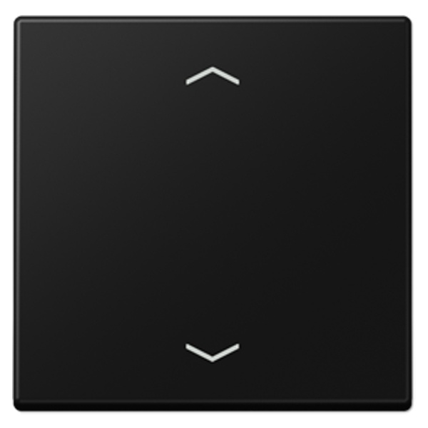 Клавиша для балансирных выключателей с символами Стрелки; дюропласт; черный матовый