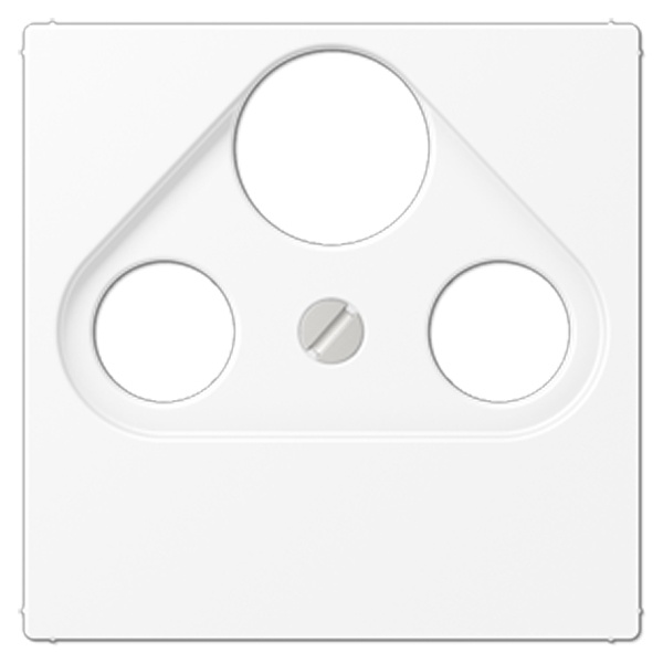 Накладка телевизионной розетки Jung A TV+FM+SAT+AS Белоснежный матовый