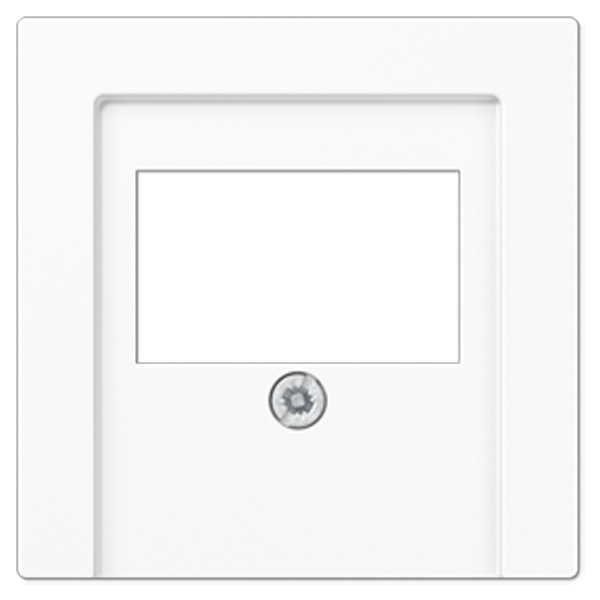 Накладка для USB Jung A зарядки и акустических розеток+AS Белоснежный матовый