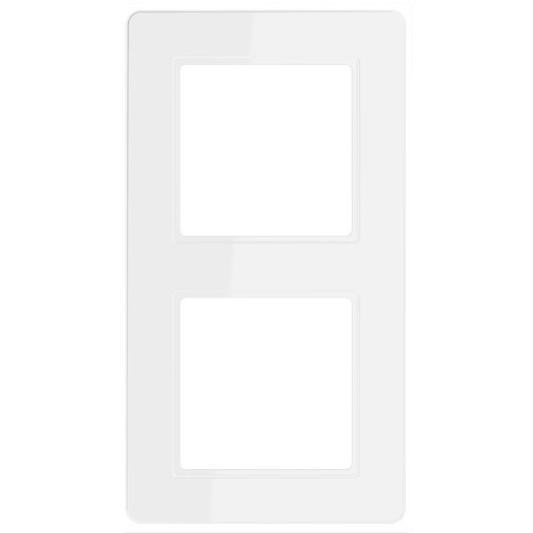 Рамка 2-ая Jung A flow Белоснежный матовый