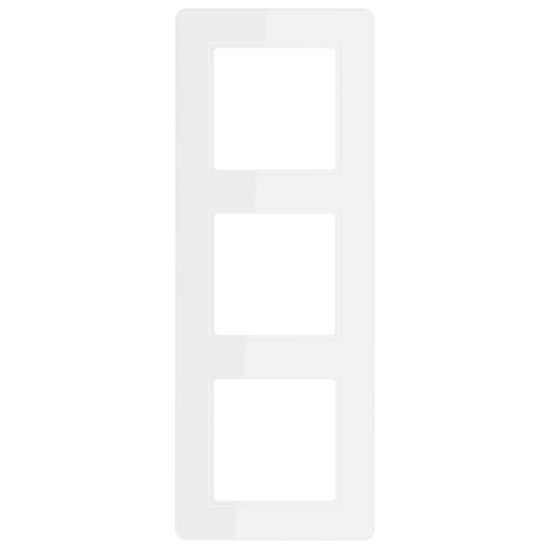 Рамка 3-ая Jung A flow Белоснежный матовый