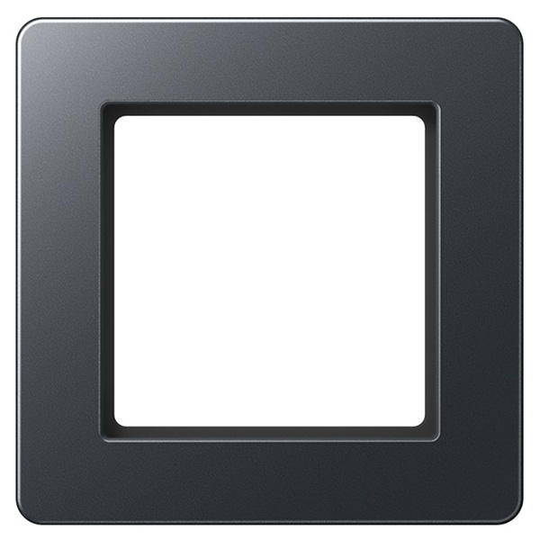 Рамка 1-ая Jung A flow Черный матовый