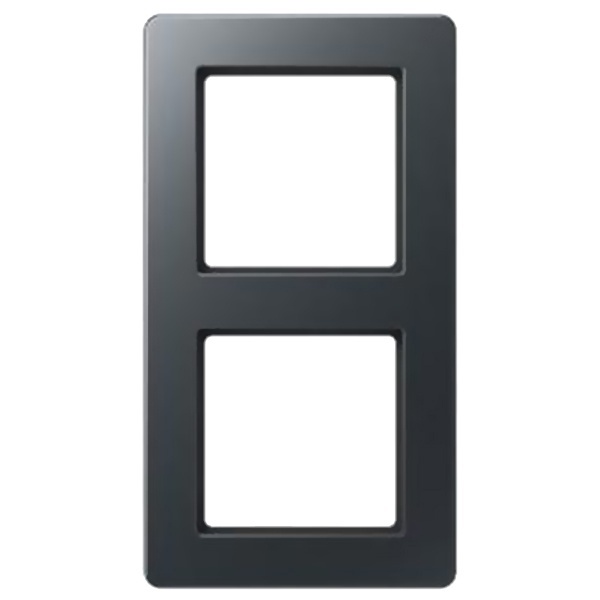 Рамка 2-ая Jung A flow Черный матовый