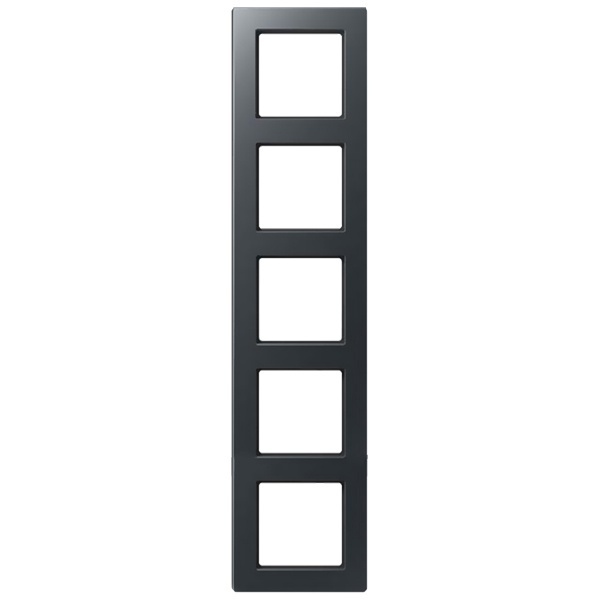 Рамка 5-ая Jung A flow Черный матовый