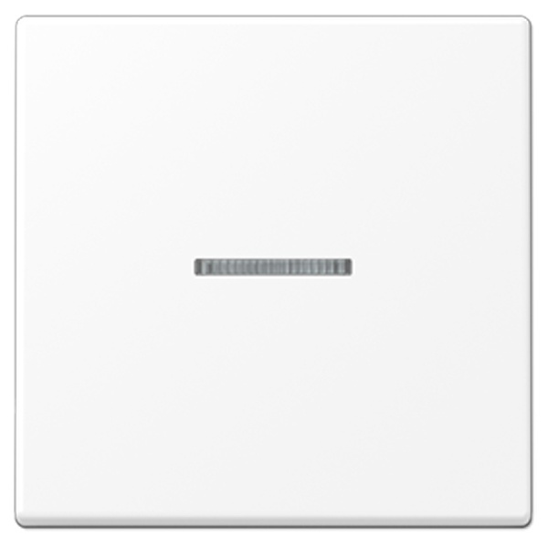 Клавиша 1-ая Jung LS с подсветкой для одноклавишного выключателя или кнопки Белоснежный матовый