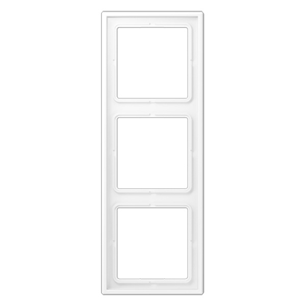 Рамка 3-ая Jung LS Белоснежный матовый