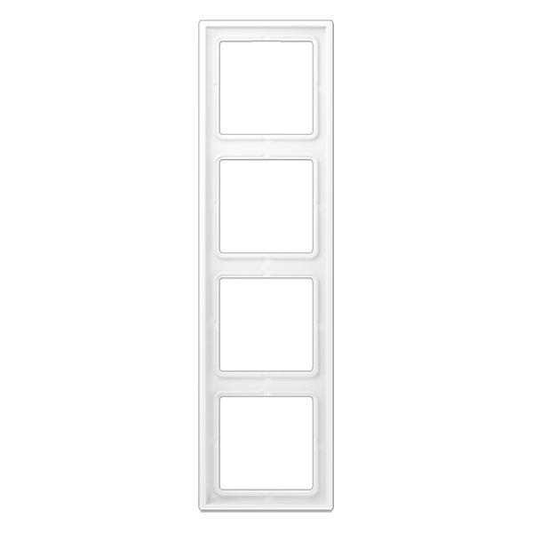 Рамка 4-ая Jung LS Белоснежный матовый