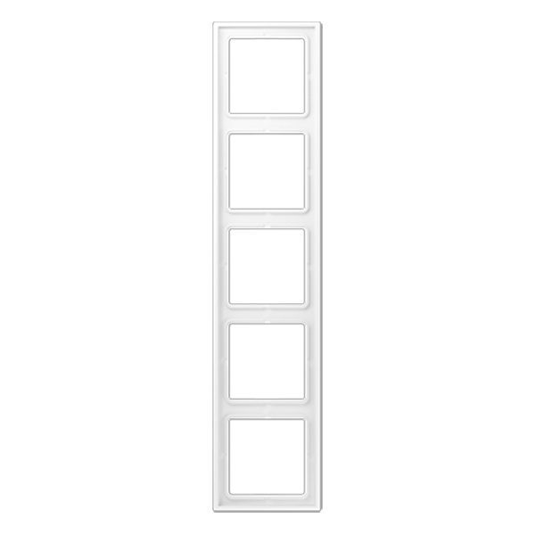 Рамка 5-ая Jung LS Белоснежный матовый