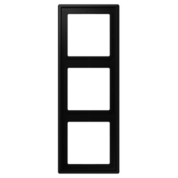 Рамка 3-ая Jung LS Черный матовый