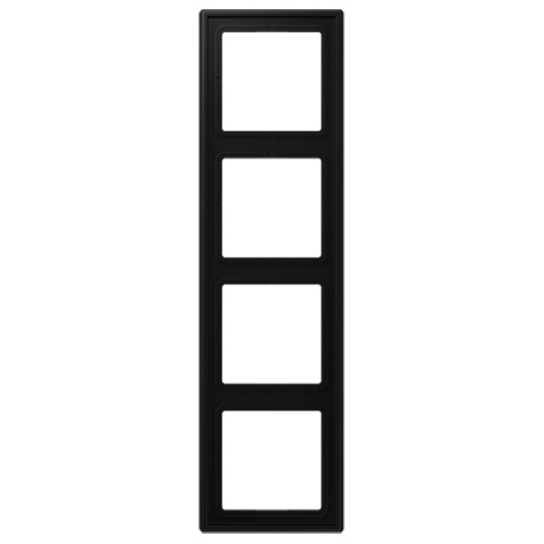 Рамка 4-ая Jung LS Черный матовый