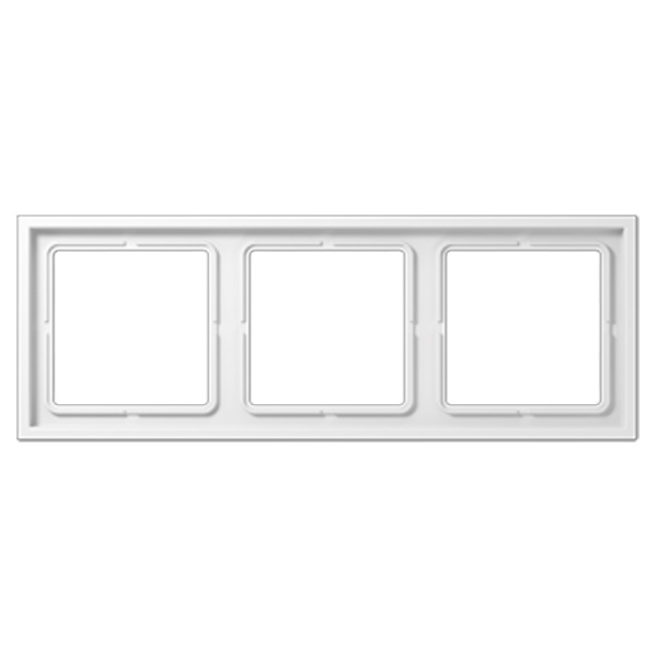 Рамка 3-ая Jung LS-ZERO Белоснежный матовый