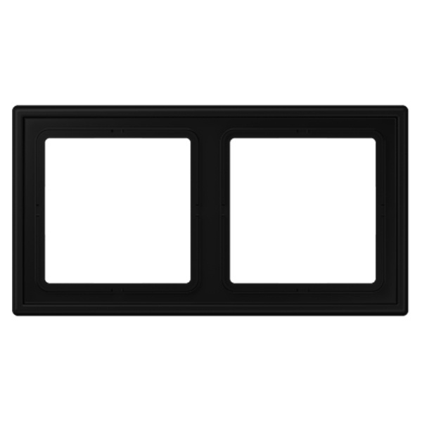 Рамка 2-ая Jung LS-ZERO Черный матовый