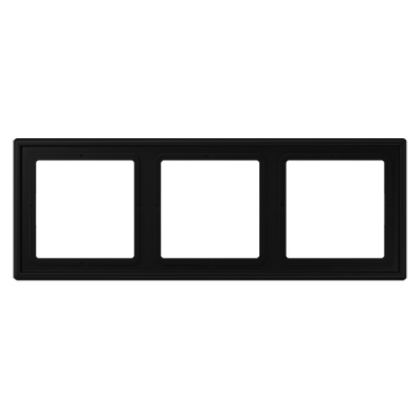 Рамка 3-ая Jung LS-ZERO Черный матовый