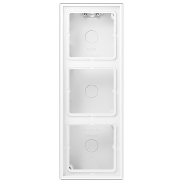 Коробка для накладного монтажа Jung LS 3-ая Белоснежный матовый