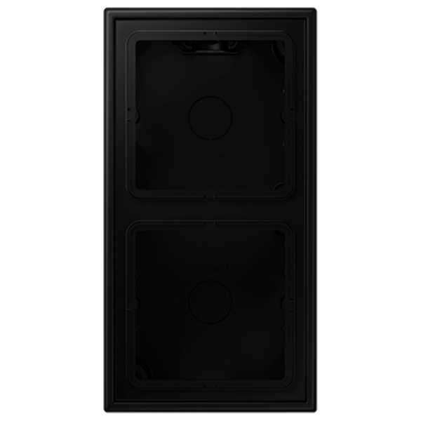 Коробка для накладного монтажа Jung LS 2-ая Черный матовый