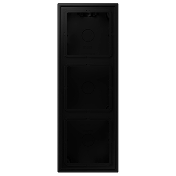 Коробка для накладного монтажа Jung LS 3-ая Черный матовый