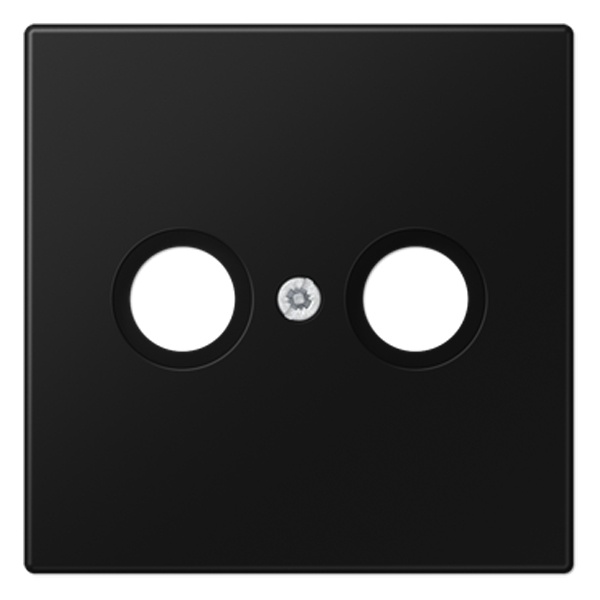 Накладка Jung LS телевизионной розетки TV-SAT(FM) Черный матовый