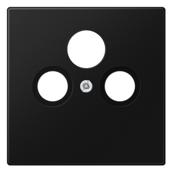 Накладка Jung LS телевизионной розетки TV+FM+SAT Черный матовый