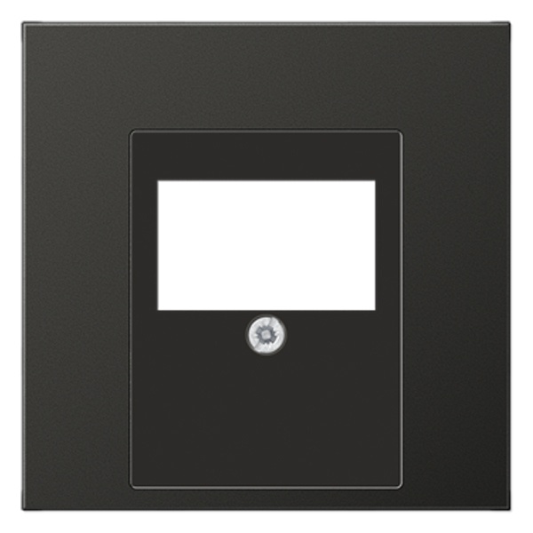 Накладка для USB зарядки Jung LS и акустических розеток Черный матовый