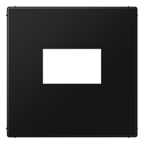 Накладка для USB зарядки Jung LS USB15CASW и USB15CAWW Черный матовый