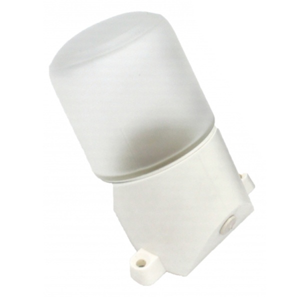 Светильник для бани и сауны ЭРА НББ 01-60-002 полиамид/стекло, под лампу 60W с цоколем Е27 белый