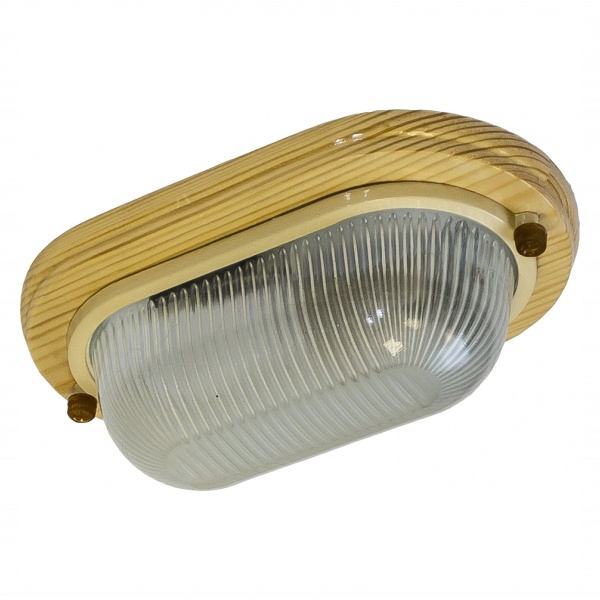 Светильник для бани ЭРА НБО 04-60-011 Клен Кантри дерево/стекло, под лампу 60W с цоколем Е27 207092