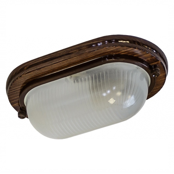 Светильник для бани ЭРА НБО 04-60-021 Орех Кантри дерево/стекло, под лампу 60W с цоколем Е27 208686