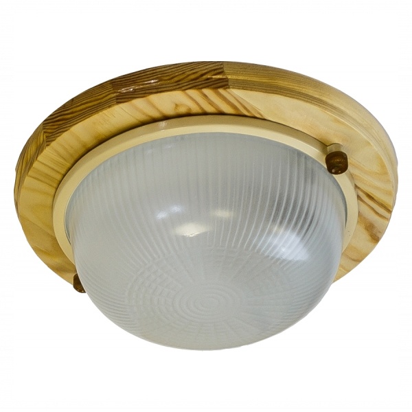 Светильник для бани ЭРА НБО 03-60-011 Клен Кантри дерево/стекло, под лампу 60W с цоколем Е27 621274