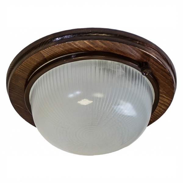 Светильник для бани ЭРА НБО 03-60-021 Орех Кантри дерево/стекло, под лампу 60W с цоколем Е27 212768