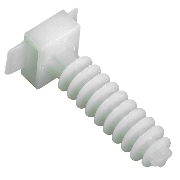 База дюбельная БД ИЭК 30х10мм под хомут белая [уп.100шт]