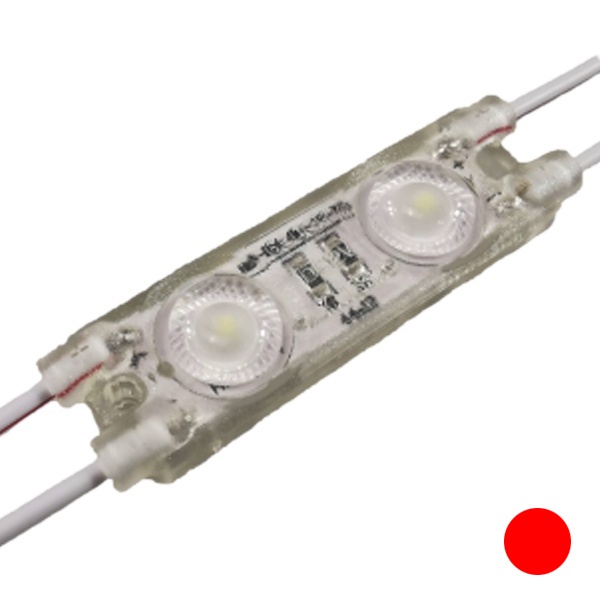 Светодиодный модуль 2835 0,72W 12V Красный 18Lm 165° IP66 180mm серия НЕ PRISM P-2