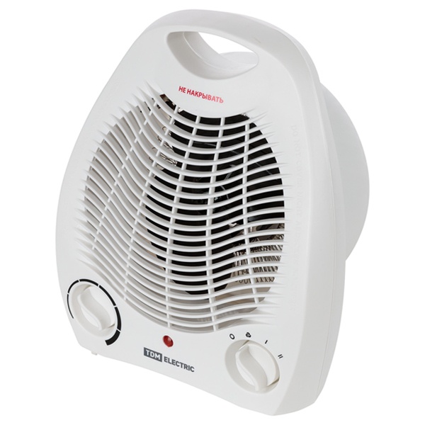 Тепловентилятор TDM ТВ-1, 2000 Вт, регулятор мощности (1000/2000 Вт), термостат,