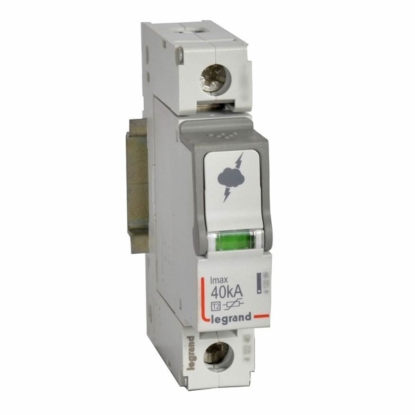 Разрядник Legrand 1-полюсный тип Т2 Imax 40 кА 440В (IT) 1 модуль