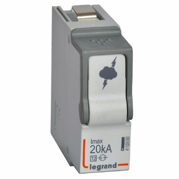 Сменный модуль разрядника Legrand T2 20kA N-PE