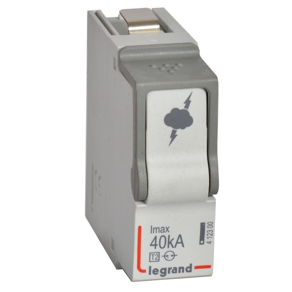 Сменный модуль разрядника Legrand T2 40kA N-PE