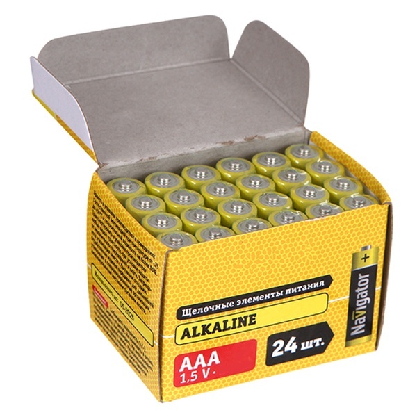 Батарейка AA Navigator 14 060 NBT-NPE-LR6 (упаковка 24 шт)