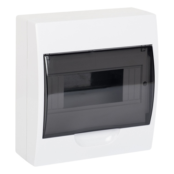 Щит распределительный навесной EKF PROxima ЩРН-П-8 8 модулей пластик затемненная дверца IP41