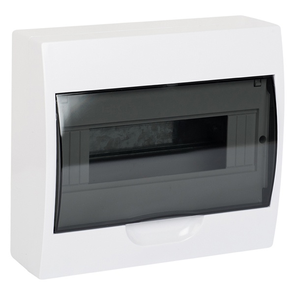 Щит распределительный навесной EKF PROxima ЩРН-П 10 модулей пластик затемненная дверца IP41