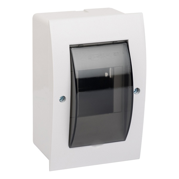 Щит распределительный встраиваемый EKF PROxima 3 модуля ЩРВ-П- 3 пластик затемненная дверца IP41