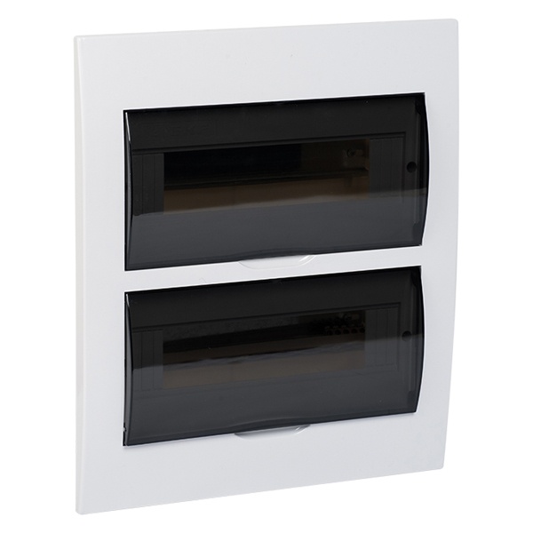 Щит распределительный встраиваемый EKF PROxima 2х12 модулей ЩРВ-П-24 пластик затемненная дверца IP41